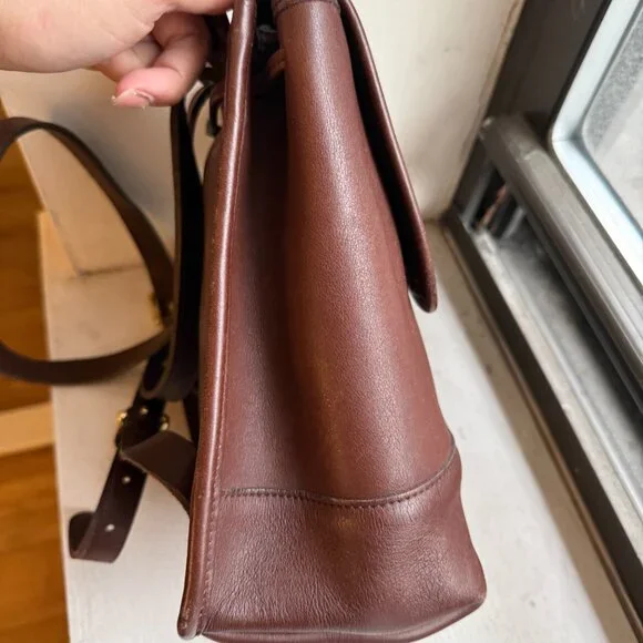 Vintage Coach daypack (mahogany) - Picture 6 of 13